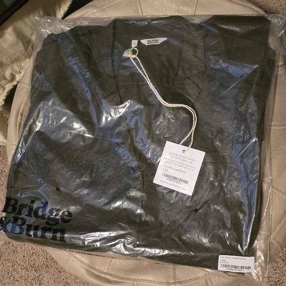 Bridge & Burn Lou Utility Jumpsuit Olive L - Picture 3 of 9